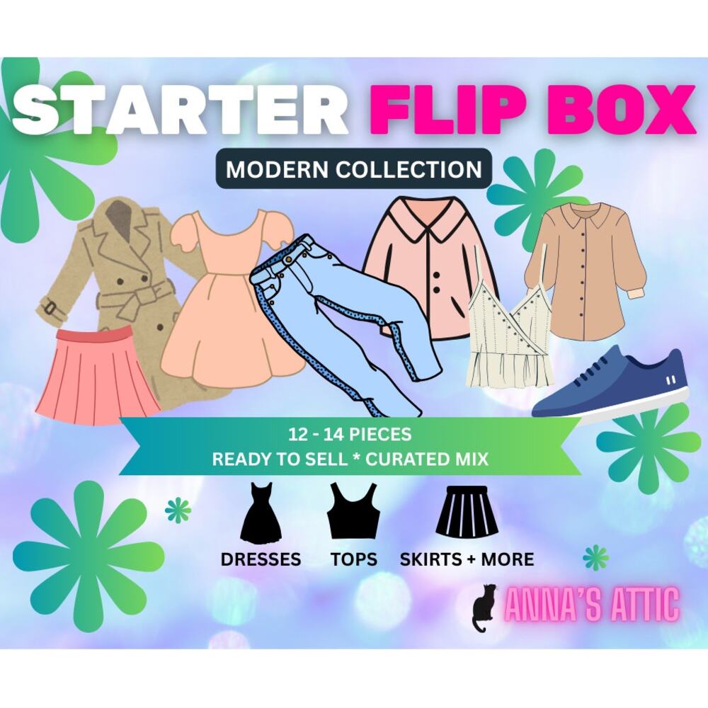 Reseller Lot 12-14 pcs Women’s Clothing Modern Pieces Case Pack Tops Dresses